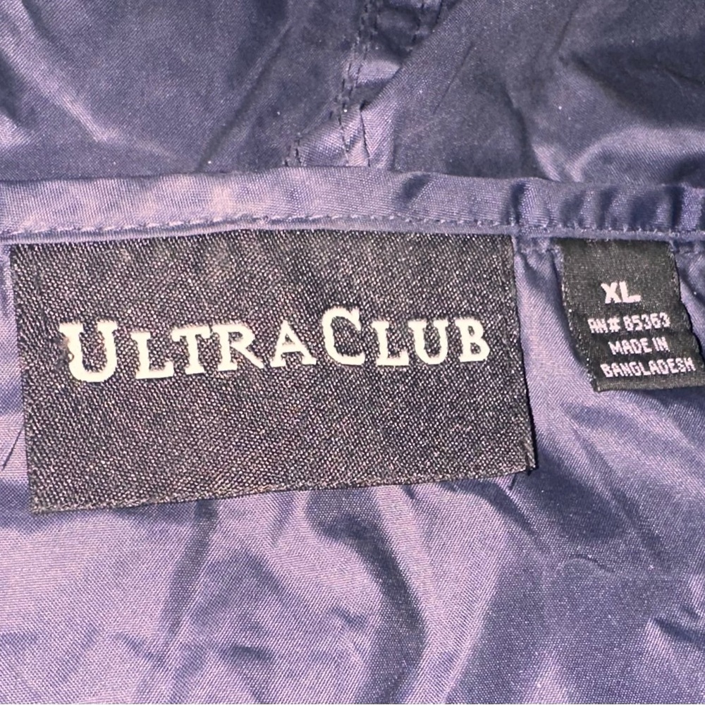 XL Rare Citizen Stay in Solitude Run for Cover Records Navy Blue Windbreaker - Picture 4 of 7